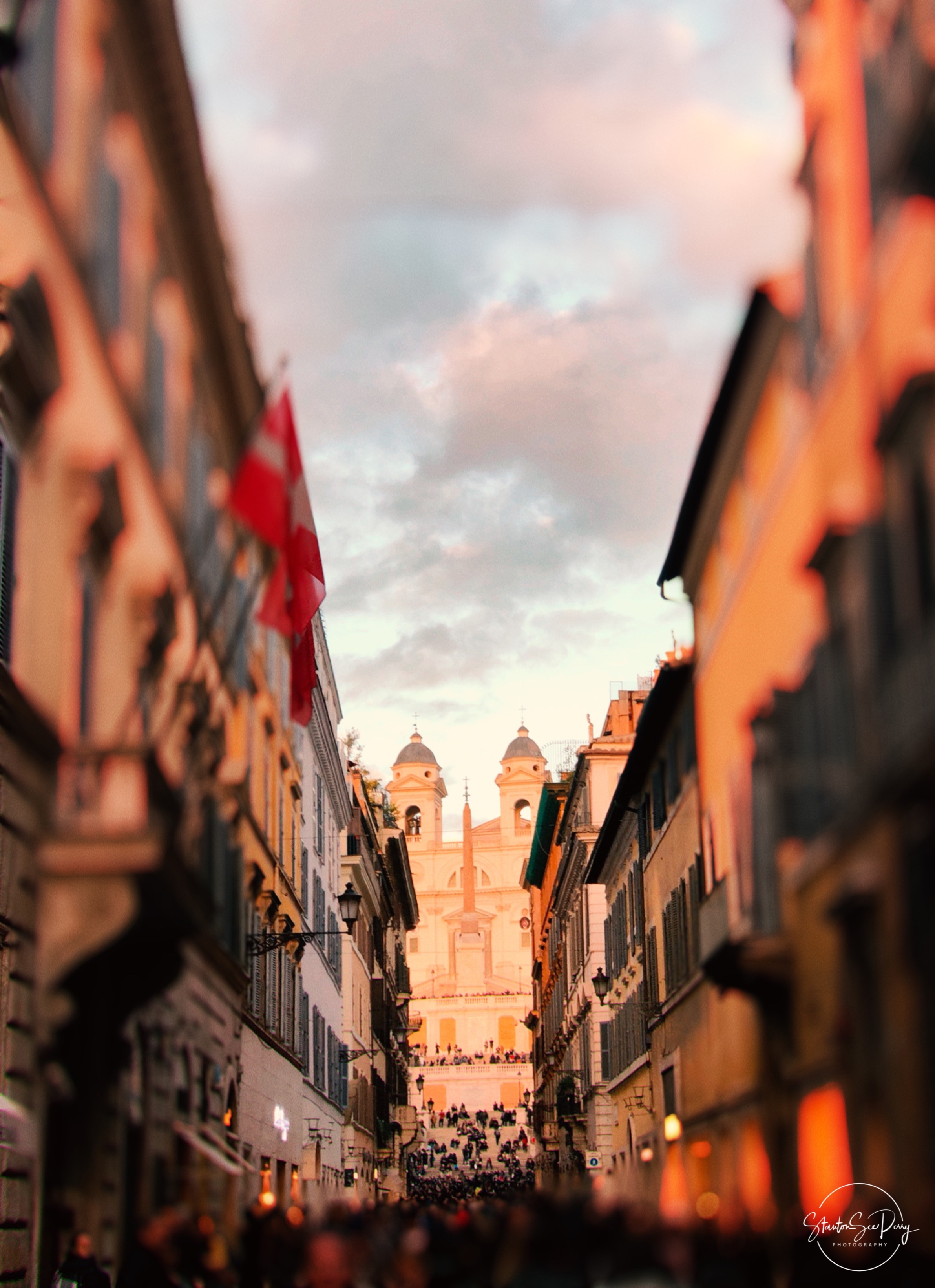 Spanish Steps Sunset 2